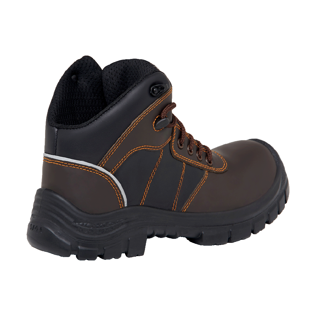 BOTA CUERO GRASO PUNTERA COMPOSITE PU-PU REF: 4051 TALLA 36