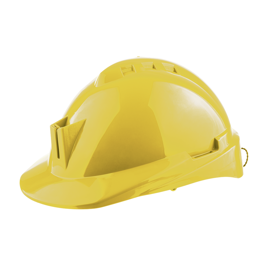 CASCO MILENIUM CLASS FB S/V TIPO SOMBRERO CON PORTALAMPARA AMARILLO SIN TAFILETE REF 902899