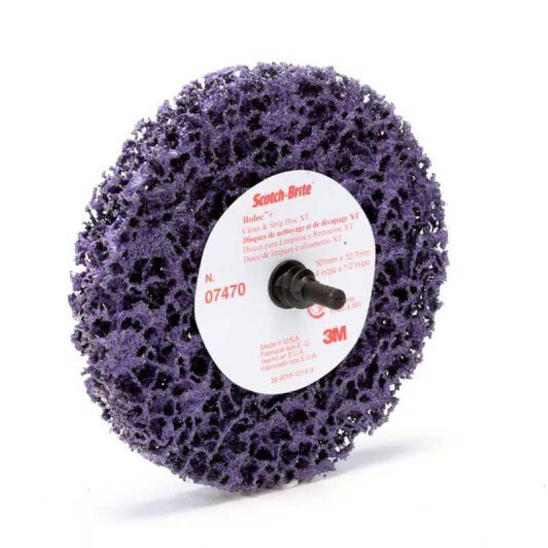 DISCO CLEAN & STRIP MORADO XT DE 4 1/2" AJUSTE TN