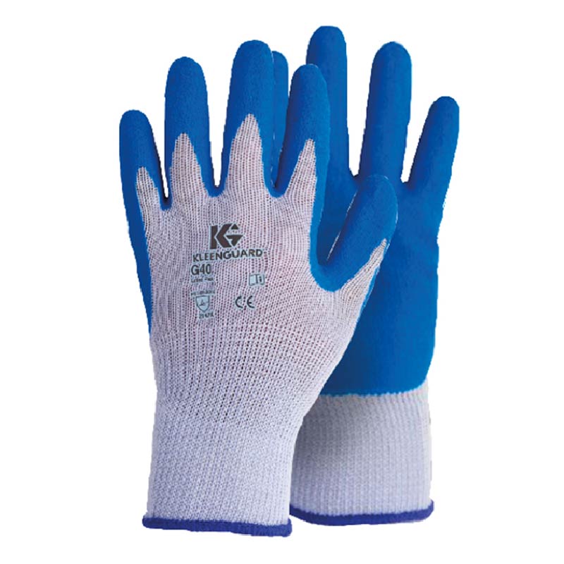 GUANTE KLEENGUARD G40 LATEX-FLEX AZUL TALLA 8 REF: 30225284/854747    