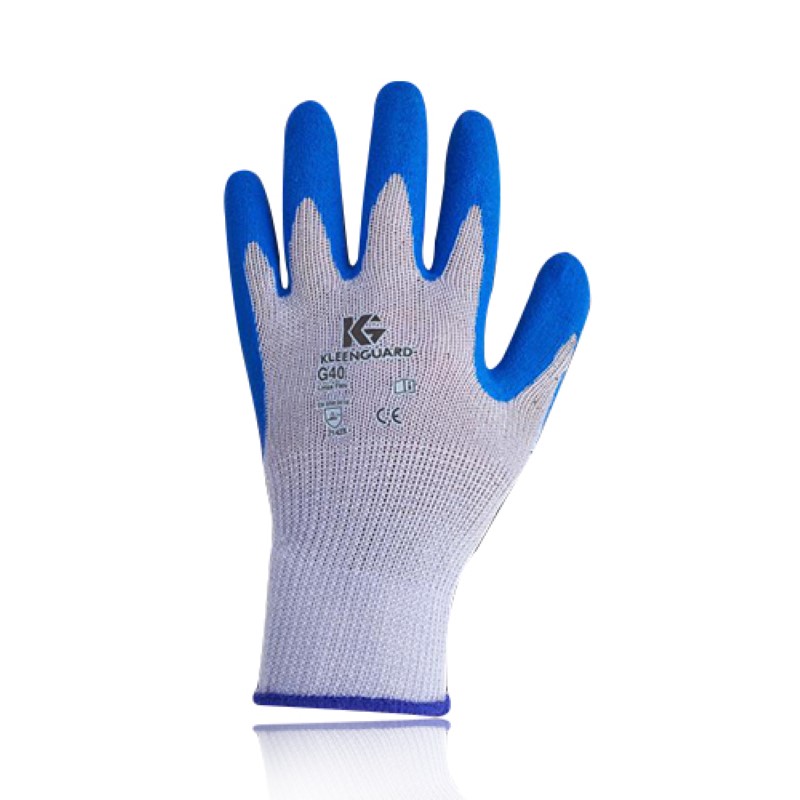 GUANTE KLEENGUARD G40 LATEX-FLEX AZUL TALLA 9 REF: 30225286/854749      "R.I."