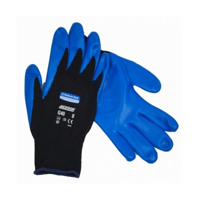 GUANTE KLEENGUARD G40 NITRILO AZUL TALLA 8 REF: 30209654/30222029/854729   "R.I."