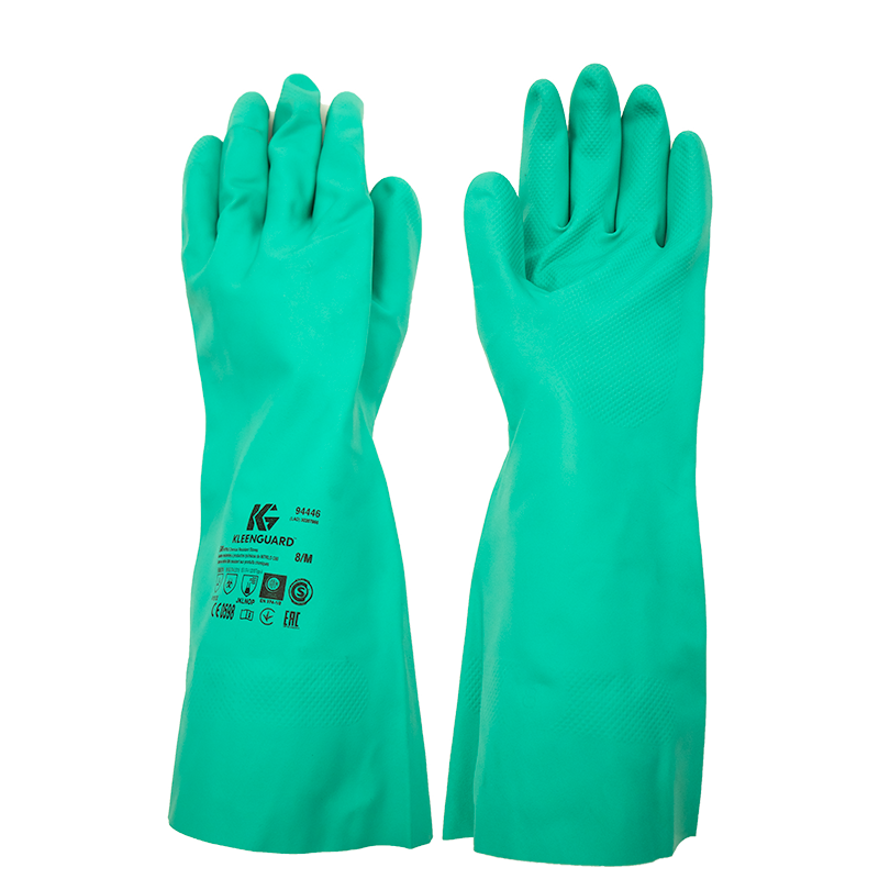GUANTE KLEENGUARD G80 NITRILO VERDE DE 13" (15MIL) TALLA 8 REF: 30207866/856278    
