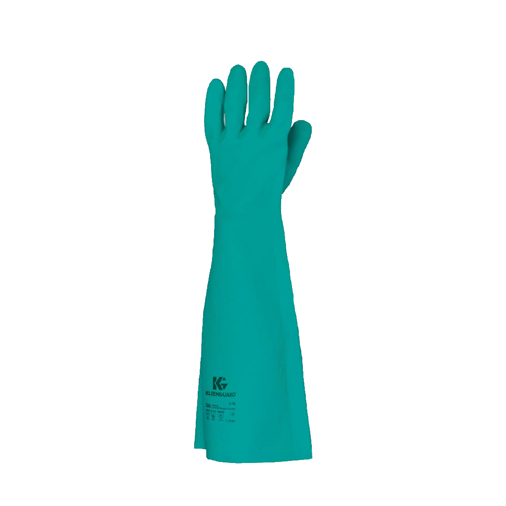 GUANTE KLEENGUARD G80 NITRILO VERDE DE 18" (22MIL) TALLA 10 REF: 30212904/856301  "PRECIO HASTA AGOTAR EXISTENCIAS" "DESCONTINUADO"