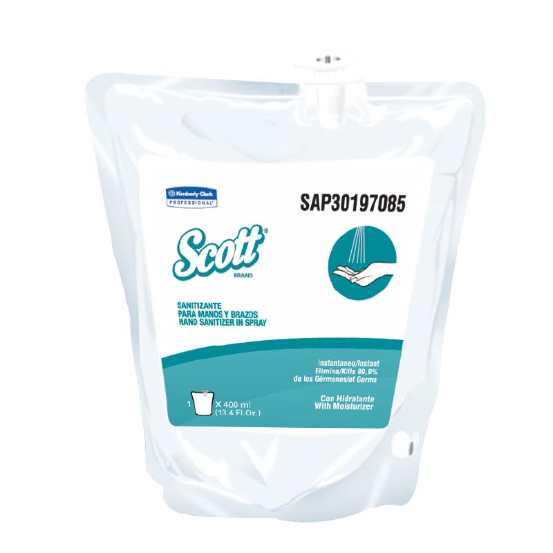 SANITIZANTE SCOTT DE MANOS SPRAY X 400ML (X UND) REF: 30197085 /30241782*EXENTO DE IVA****DESCONTINUADO - SE REEMPLAZA POR:  159999015