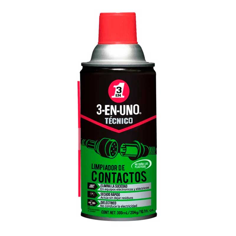 3-EN-UNO TECNICO LIMPIADOR CONTACTOS 273 ML/198g/ 7 ONZ REF: 6440300