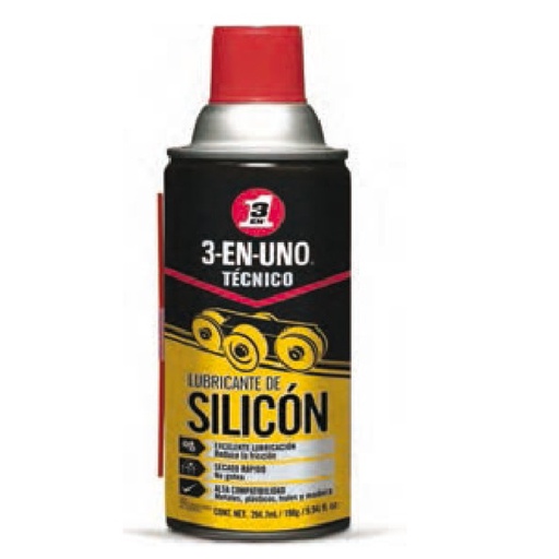 3-EN-UNO TECNICO LUBRICANTE CON SILICONA 284 ML/198g/7 ONZ RF: 6440311 