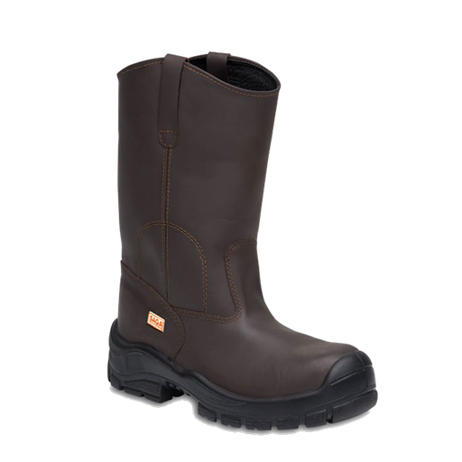 [173100416] BOTA CUERO GRASO CAÑA 10" PUNT. COMP PU-PU REF: 3048 TALLA 38