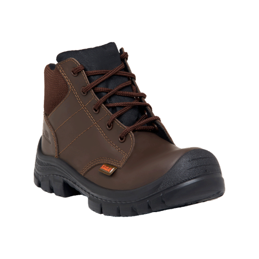 [173100574] BOTA CUERO GRASO MARRON SUELA PU-PU REF: 2062 TALLA 36