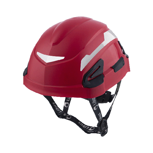 [380201154] CASCO ANDES S/V ROJO + ARNES TEXTIL CREMALLERA + BARBUQUEJO DE 4 PUNTOS SIN MENTONERA REF 904842