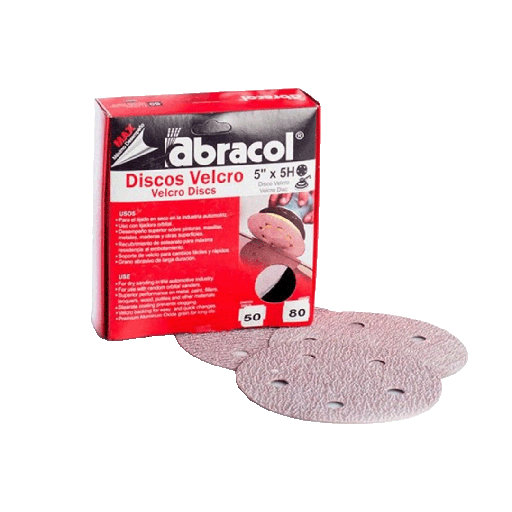 [330100194] DISCO VELCRO ROJO ABRACOL #120 5" x5H REF: 8104
