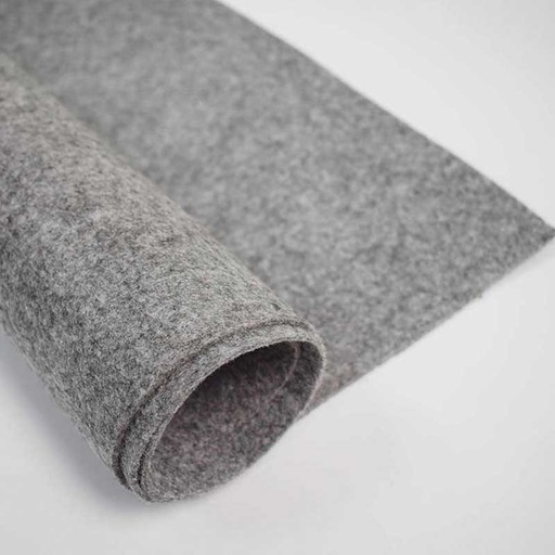 [080202012] FIELTRO SEMIDURO GRIS DE 12 MM X 1 MT ANCHO