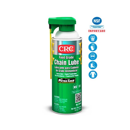 [760278040] FOOD GRADE CHAIN LUBE REGISTRO NSF X 12 ONZ REF: 10228468  "C.E"