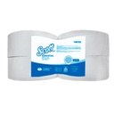 PAPEL HIGIENICO SCOTT BASIC HOJA SENCILLA BLANCO ROLLO X 500MTS (CAJA X 6 ROLLOS) REF: 30228820