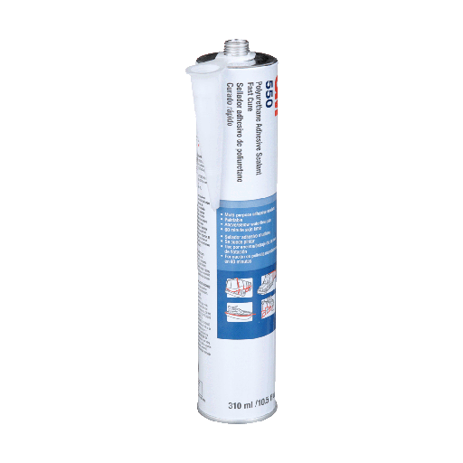 [071002148] SELLANTE 550FC NEGRO CARTUCHO X 310ML *C.E.*