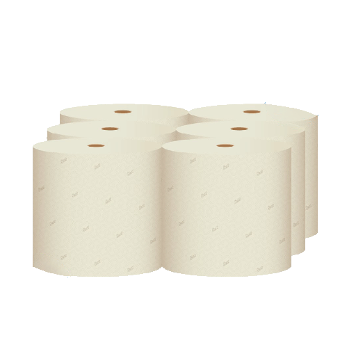 [159900370] TOALLA DE MANOS SCOTT ESSENTIAL HOJA SENCILLA NATURAL ROLLO X 250MTS (CAJA X 6 ROLLOS) REF: 30210799/30240064