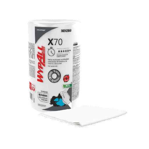 [152040030] WYPALL X-70 PLUS ROLLO X 88 HOJAS (41.5CM X 28CM) REF: 30214572 / 30242846