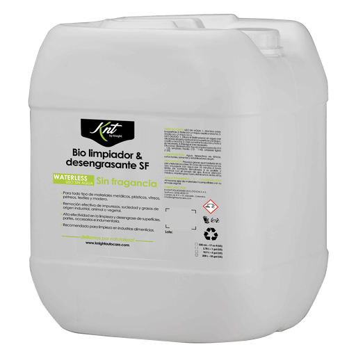 [766001224] BIO LIMPIADOR Y DESENGRASANTE SF (SIN FRAGANCIA) X 18.9 LT / 5 GL KNIGHT REF: KE10L203ZSF