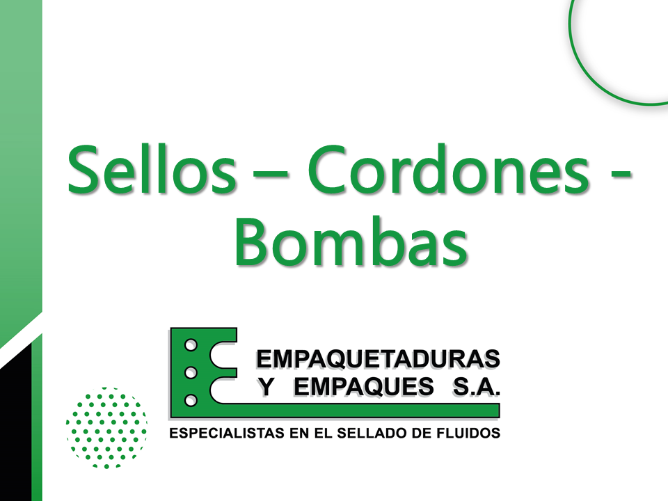 SELLOS - CORDONES - BOMBAS